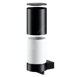 Keuco Plan - Dispensador De Jabón Con Soporte, Negro Mate 14951370000 -Baño Suministros Tienda 8d5e71e63b74a9e4117e427a