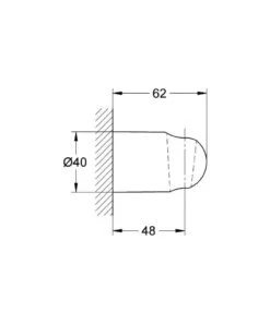 Grohe Relexa - Soporte Mural Para Ducha, Cromo 28605000 -Baño Suministros Tienda 8df1712a363d6c66b5203564