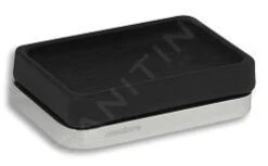 Novaservis Metalia 4 - Jabonera, Negra/cromo 6436,5