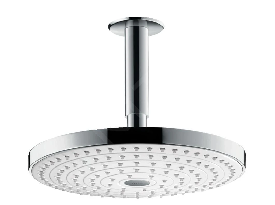 Hansgrohe Raindance Select S - Rociador De Ducha 240, 2 Chorros, Brazo De Ducha 100 Mm, Blanco/cromo 26467400 3 Hansgrohe Raindance Select S - Rociador De Ducha 240, 2 Chorros, Brazo De Ducha 100 Mm, Blanco/cromo 26467400