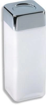 Novaservis Metalia 4 - Bote Para Espuma De Baño, Cromo/vidrio Esmerilado 6420,0