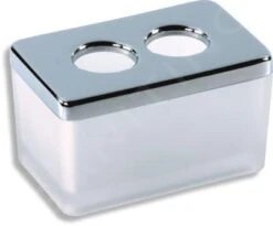 Novaservis Metalia 4 - Bote Para Discos Desmaquillantes, Cromo 6422,0