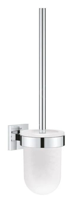 Grohe QuickFix Start Cube - Escobilla De WC De Pared, Con Soporte, Cristal/cromo 40977000