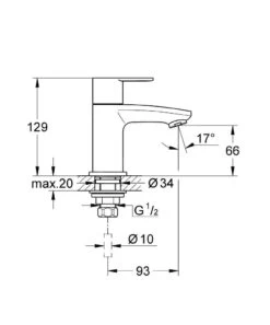 Grohe Eurostyle Cosmopolitan - Grifo De Repisa, Cromo 23039002 -Baño Suministros Tienda 947fdcc35450d064f192f6b7