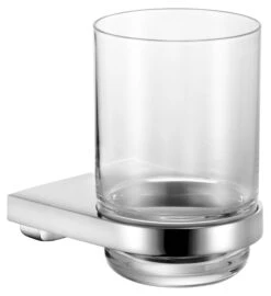 Keuco Collection Moll - Vaso Para Cepillos De Dientes Con Soporte, Cristal/cromo 12750019000