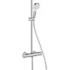 Hansgrohe Crometta - Conjunto De Ducha S 240 Showerpipe Con Termostato, EcoSmart 9 L/min, Cromo 27268000 -Baño Suministros Tienda 9907741a7cce54c94a626767