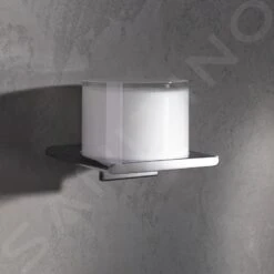 Keuco Edition 400 - Dispensador De Jabón Con Soporte, 150 Ml, Cristal Mate/cromo 11552019000 -Baño Suministros Tienda 9ae008c113a85368f6fecf77