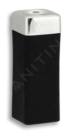 Novaservis Metalia 4 - Bote Para Espuma De Baño, Negro/cromo 6420,5