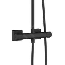 Hansgrohe Vernis Shape - Conjunto De Ducha Showerpipe 240 Con Termostato, 2 Chorros, EcoSmart, Negro Mate 26429670 12 Hansgrohe Vernis Shape - Conjunto De Ducha Showerpipe 240 Con Termostato, 2 Chorros, EcoSmart, Negro Mate 26429670 -Baño Suministros Tienda 9ddd3738f0520fcaf8897ea3