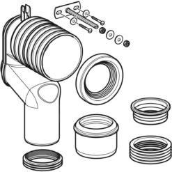 Geberit Accesorios - Kit De Codo P De Conexión Para Inodoro De Pie 131.081.11.1 -Baño Suministros Tienda 9fd08e352ddf9e5f57301e43