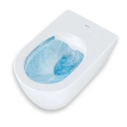 Duravit ME By Starck - Inodoro Suspendido HygieneFlush Con Asiento SoftClose, Rimless, HygieneGlaze, Blanco 45790920A1 -Baño Suministros Tienda PHOTO 223