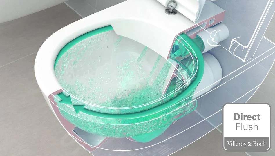 Geberit Duofix - Módulo Para Inodoro Suspendido Con Pulsador Sigma01, Blanco Alpino + Villeroy Boch - Inodoro Y Asiento, DirectFlush, SoftClose, CeramicPlus 111.300.00.5 NI1 10 Geberit Duofix - Módulo Para Inodoro Suspendido Con Pulsador Sigma01, Blanco Alpino + Villeroy Boch - Inodoro Y Asiento, DirectFlush, SoftClose, CeramicPlus 111.300.00.5 NI1 - Imagen 8