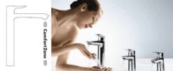 Hansgrohe Rebris S - Grifo De Lavabo Para Agua Fría, Negro Mate 72503670 -Baño Suministros Tienda PHOTO 698