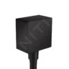 Hansgrohe Fixfit - Toma De Agua Square Con Válvula Antirretorno, Negro Mate 26455670 -Baño Suministros Tienda a0d40114bc40a705511e9b17