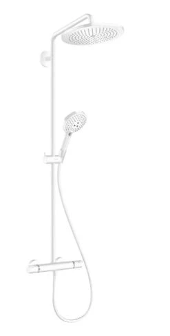 Hansgrohe Croma Select S - Conjunto De Ducha Showerpipe 280 Con Termostato, Blanco Mate 26890700