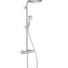 Hansgrohe Crometta - Conjunto De Ducha E 240 Showerpipe Con Termostato, Cromo 27267000 -Baño Suministros Tienda a4875b454861889227de8fe9