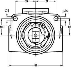 Hansa Vario - Cuerpo De Montaje Empotrado Para Grifo De Ducha DN15 50500100 -Baño Suministros Tienda a9b2d4c30b7c59c49a8db114