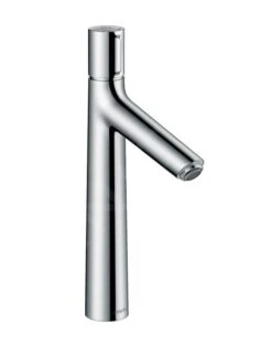 Hansgrohe Talis Select S - Grifo De Lavabo 190 Con Tirador Y Conjunto De Desagüe, Manejo Por Botón, Cromo 72044000