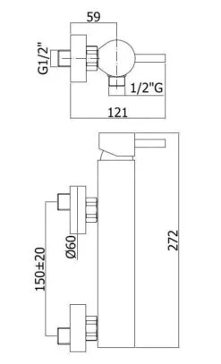 Paffoni Stick - Grifo De Ducha, Cromo SK168CR -Baño Suministros Tienda ae0775c0f811e0690001ace7