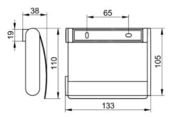 Keuco Plan - Portarrollos Con Tapa, Negro Mate 14960370000 -Baño Suministros Tienda ae92c3478a097f0d265e7a32