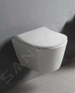 Sapho Keramika - Inodoro Suspendido Avva, Rimless, Blanco 100314 -Baño Suministros Tienda af151aa9ddd5b4b159663ca5