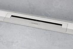 Hansgrohe RainDrain Flex - Canaleta De Ducha Lineal Con Rejilla De Acero Inoxidable 900, Junto A La Pared, Acortable, Acero Inoxidable Cepillado 56052800 -Baño Suministros Tienda af4add72d645ef9b661cb8ec