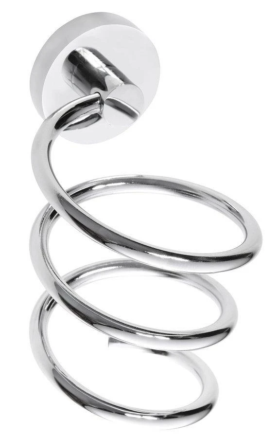 Sapho X-Round - Soporte Para Secador De Pelo En Espiral, Cromo XR002 3 Sapho X-Round - Soporte Para Secador De Pelo En Espiral, Cromo XR002