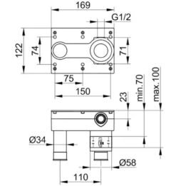 Keuco Accesorios - Cuerpo De Montaje Empotrado 59916000070 -Baño Suministros Tienda b03eb97e219ba9f5cce9d03f
