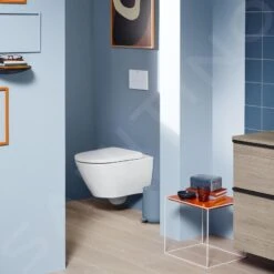 Duravit D-Neo - Inodoro Suspendido Con Asiento, Rimless, Blanco 45770900A1 -Baño Suministros Tienda b0ac9c4e497028de3199bb6b