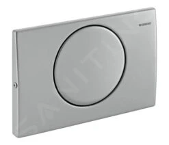 Geberit Delta10 - Pulsador De Descarga, Acero Inoxidable 115.108.00.1