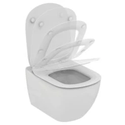 Geberit Duofix - Módulo Para Inodoro Suspendido Con Pulsador Sigma30, Cromo Mate/cromo + Ideal Standard Tesi - WC Y Asiento, Aquablade, SoftClose 111.300.00.5 NU7 -Baño Suministros Tienda b1eefb2b5babd35e96c48635