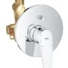 Grohe BauFlow - Grifo Empotrado De Bañera, Con Cuerpo De Montaje, Cromo 29113000