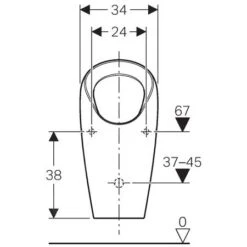 Geberit Urinarios - Urinario Selva Sin Agua, Blanco 116.081.00.1 -Baño Suministros Tienda b7942e2d27f2fdaab8028e5e
