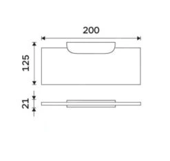 Nimco Nikau - Estante IXI, Longitud 200 Mm, Plexiglás Negro NKC X320-C-90 6 Nimco Nikau - Estante IXI, Longitud 200 Mm, Plexiglás Negro NKC X320-C-90 -Baño Suministros Tienda b7fbc4faf8d894f7dad92fd9