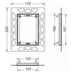 Tece TECEfilo - Marco De Montaje Para Control De Descarga De Urinarios, Blanco 9242041 6 Tece TECEfilo - Marco De Montaje Para Control De Descarga De Urinarios, Blanco 9242041 -Baño Suministros Tienda b875e82da66dd3958ada970c