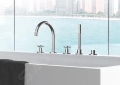 Grohe Atrio - Grifo De Bañera, De 5 Orificios, Cromo 19923003 -Baño Suministros Tienda b87de324de340d98acc13b7a