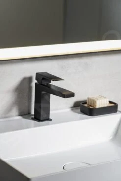 Sapho Dimy - Grifo De Lavabo, Negro Mate DM002BL -Baño Suministros Tienda b8aeb5ea7cb6599f8c677200