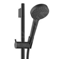 Hansgrohe Vernis Blend - Juego De Cabezal De Ducha, 2 Chorros, Barra Y Manguera, EcoSmart, Negro Mate 26423670 -Baño Suministros Tienda b9d0619685ab6a31e0fbc617