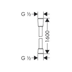 Hansgrohe Mangueras De Ducha - Manguera De Ducha Isiflex 1,60 M, Blanco 28276450 -Baño Suministros Tienda bb557eac936c1ae17fae9f29
