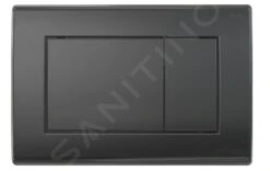 Kielle Gemini III - Pulsador De Descarga, Negro Mate 70208040