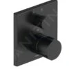 Duravit C.1 - Grifo Termostático Empotrado De Ducha, Para 2 Dispositivos, Negro Mate C14200013046 -Baño Suministros Tienda bce5fa95e2baaae9c0628fe3