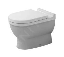 Duravit Starck 3 - Inodoro De Pie, Desagüe Posterior, Con HygieneGlaze, Blanco Alpino 0124092000