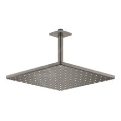 Grohe Rainshower - Rociador De Ducha 310 Mono Cube 9,5 L/min, Con Brazo De Techo, Hard Graphite Cepillado 26566AL0 -Baño Suministros Tienda bf4c103f9ad6307c9b491d73