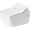 Duravit Viu - Inodoro Suspendido Para Asiento De Bidé SensoWash, Rimless, DuraFix, Blanco Alpino 2511590000