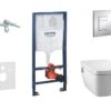 Grohe Rapid SL - Módulo De Instalación En Pared, Ducha De Bidé Y Asiento Tece, Botón Skate Cosmo, Rimless, SoftClose, Cromo 38528SET-KT -Baño Suministros Tienda c247f322717c979e322be89f