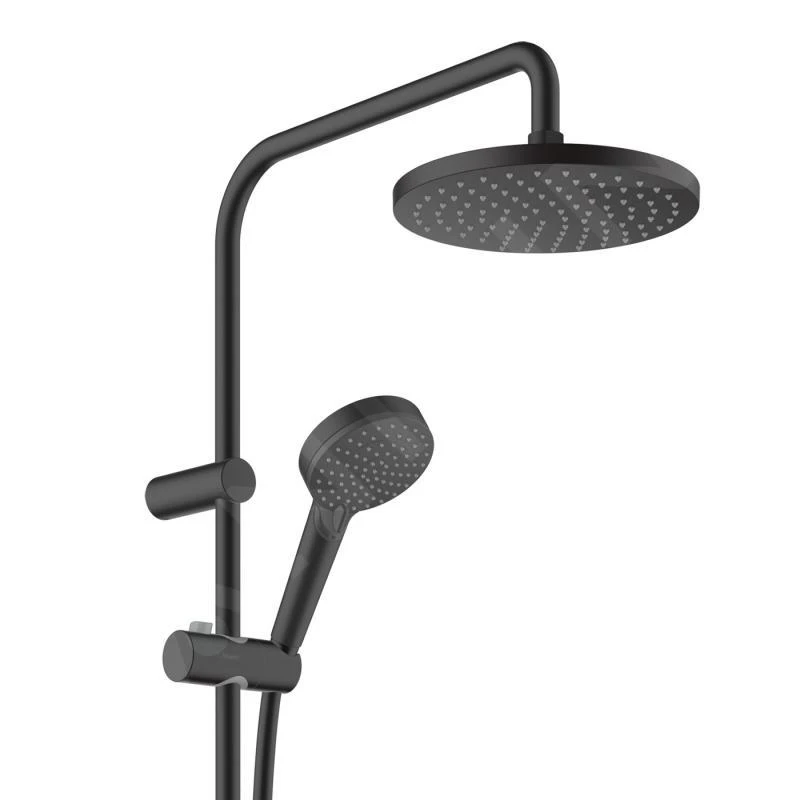 Hansgrohe Vernis Blend - Conjunto De Ducha Showerpipe 200 Reno, Negro Mate 26272670 5 Hansgrohe Vernis Blend - Conjunto De Ducha Showerpipe 200 Reno, Negro Mate 26272670 - Imagen 3