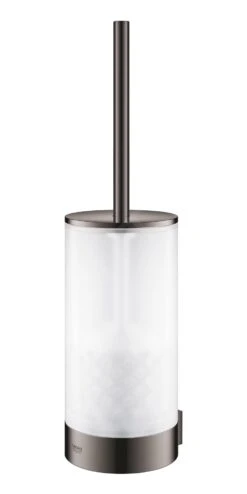 Grohe Selection - Escobilla De WC Con Soporte De Pared, Cristal/Hard Graphite 41076A00 -Baño Suministros Tienda c709f37dc26203baceca3377