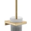 Hansgrohe AddStoris - Escobilla De WC De Pared, Cristal Mate/bronce Cepillado 41752140 -Baño Suministros Tienda c77db05abca37d10a4f91596