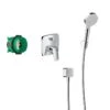 Hansgrohe Crometta - Conjunto De Ducha E 240, Con Grifo Logis Empotrado, Cromo 27957000 -Baño Suministros Tienda c87d339c595e9d4a797b7407