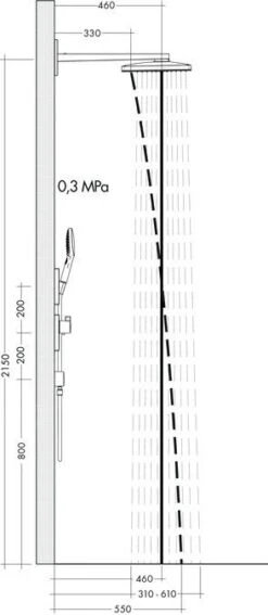 Hansgrohe Rainmaker Select - Rociador De Ducha 460, 3 Chorros, Brazo De Ducha 460 Mm, Blanco/cromo 24007400 -Baño Suministros Tienda ca432b8e26f14c2f486ef03e
